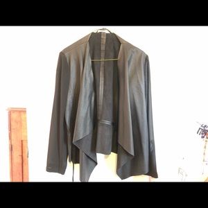 Zara Leather / Suede / Mesh blazer